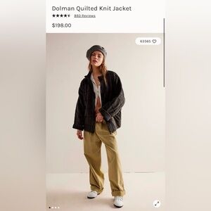 Free People Dolman Quilted Jacket